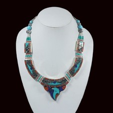Collana argento tibetano - collana,