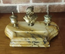 Encrier ancien en marbre  et