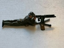 BRITAINS dal set 1318 Machine gun section in piombo fusione cava 54mm 