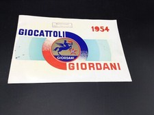 GIOCATTOLI GIORDANI CATALOGO 1954 COMPLETO BICI MACCHININE A PEDALI CARROZZINE 