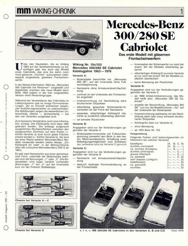 Wiking chronik mercedes benz - wiking,