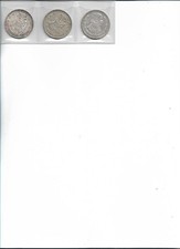 MESSICO LOTTO DI 3 MONETE IN ARGENTO DA 1 PESO