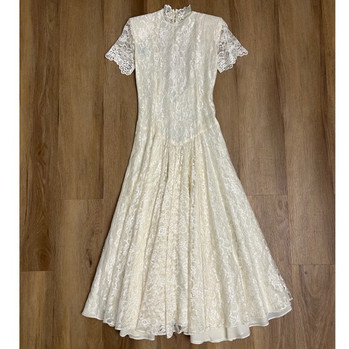 Maxi abito vintage avorio