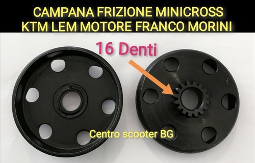 Campana frizione per minicross - campana,