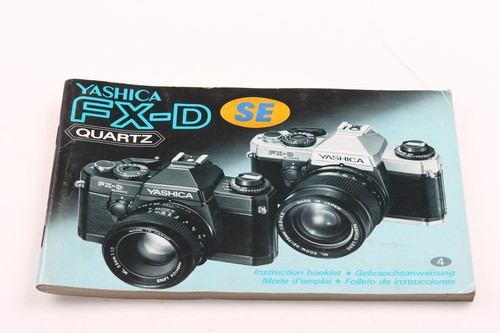 Yashica quartz istruzioni - fx-d,