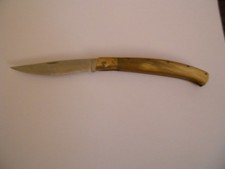 COLTELLO ARTIGIANALE SARDO PATTADA TASCABILE MANICO IN CORNO COLLEZIONE