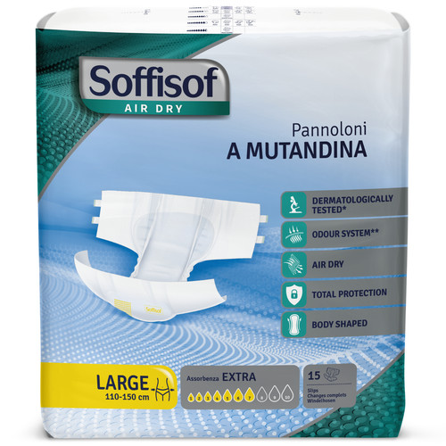 Soffisof air dry - pannoloni, con