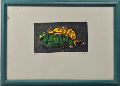 Mino maccari linoleografia - maccari,