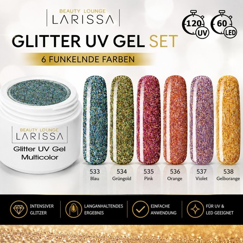 Glitter gel set - gel,