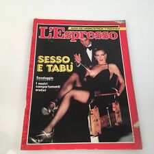Rivista L'espresso Espresso n.15 Sesso e tabu'