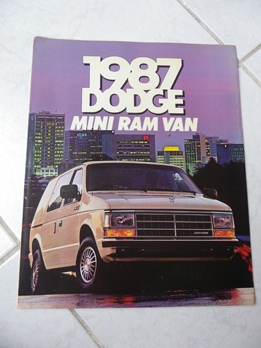 Dodge mini ram furgone 1987 - dodge,