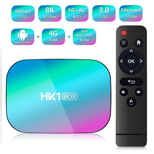 Hk1 box 4gb 128gb - 4gb, tv