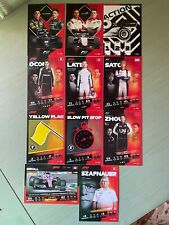 11 card Topps Turbo Attax Formula 1 2021 F1 21 STROLL OCON LATIFI SATO ZHOU new