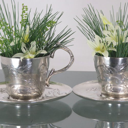 Jugenstil tazza piattino - tazza, di