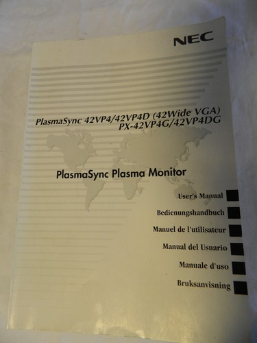 Nec plasma sync - sync, 42vp4