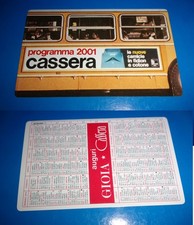 Calendario tascabile plastica