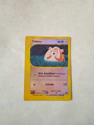 Carta pokémon clefairy - carta,