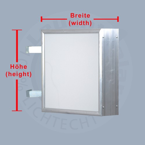 Led lightbox seitig - lightbox, 2-seitig