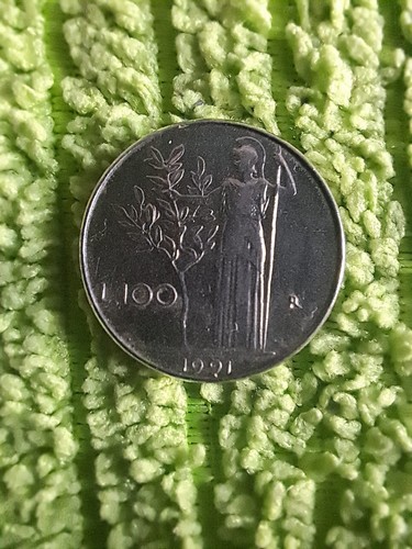 100 lire piccole variante -  100,