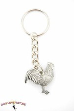 Portachiavi In Peltro Con Gallo