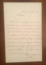 Lettera autografa di Giovanni Bovio