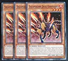 Playset 3X SALAMAGNA JACK GIAGUARO in Italiano MP19-IT156 Comune YUGIOH