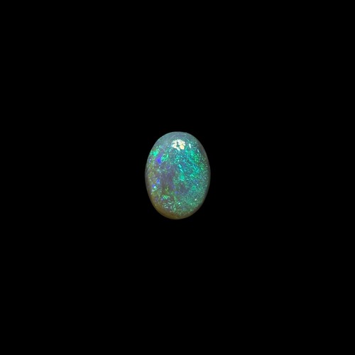 Pietra opale azzurra - , lucida