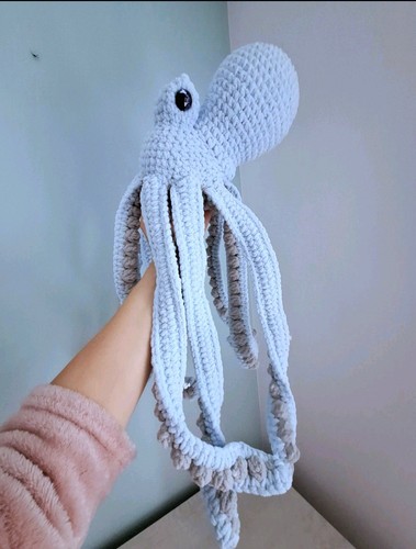 Peluche polpo all uncinetto - peluche, all'uncinetto