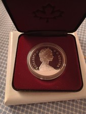 Monete Argento 1 Dollaro Canadese 1988