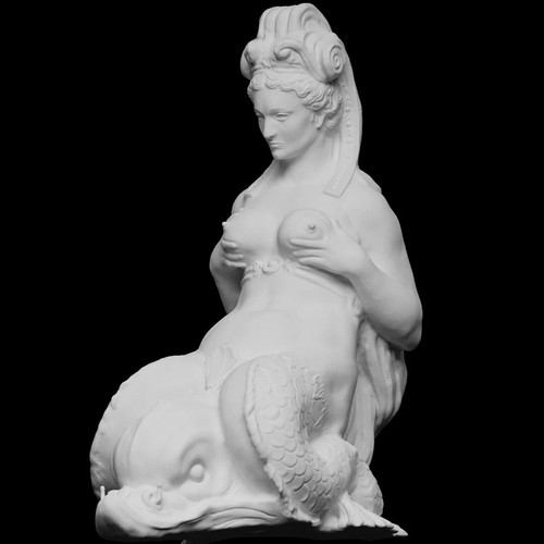 Statua scultura nereide dalla - statua,