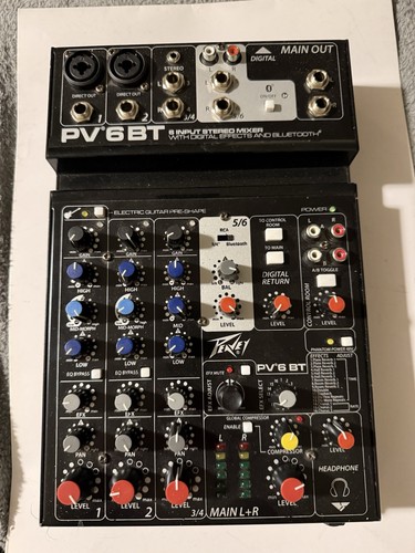 Peavey 6bt mixer - peavey,