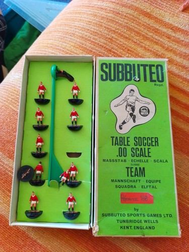 Subbuteo calcio balilla scala