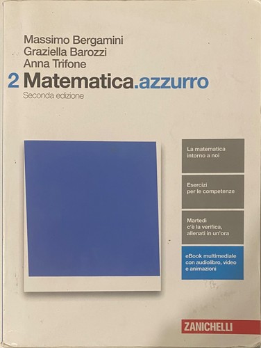 Matematica azzurro seconda - matematica,