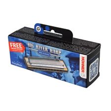 HOHNER Big River Harp G ❘ in sol maggiore ❘ armonica a bocca ❘ giudice ❘ diatonica ❘ modulare