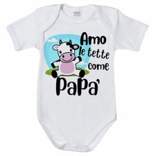 Body neonato amo le tette come