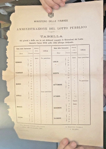 Tabella dei giorni debbonsi