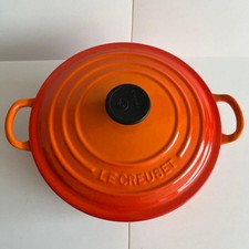 Cocotte in ghisa arancione Le