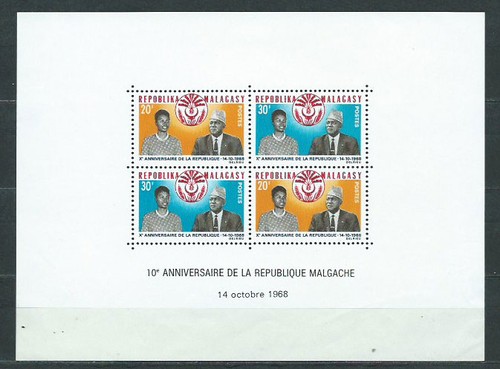 Madagascar fogli yvert - madagascar,