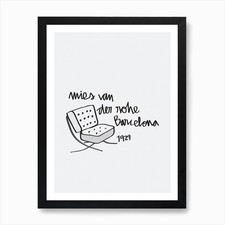 Quadro stampa artistica sedia