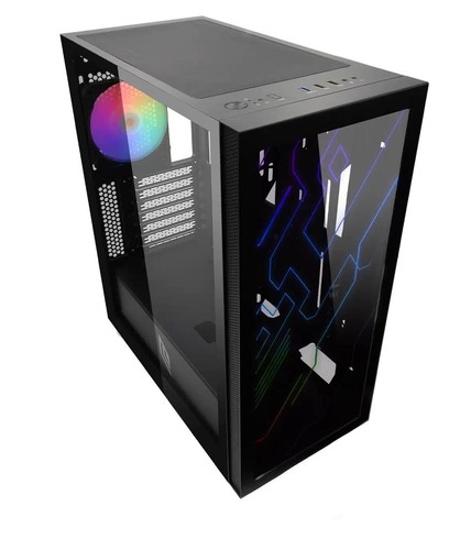 Case atx noua utopia - case, black