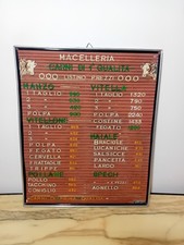 Tabella Listino Prezzi