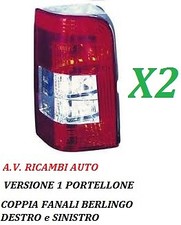 COPPIA STOP POSTERIORE FANALE