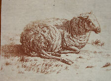 "PECORA SDRAIATA" BAGELAAR A DUJARDIN, STAMPA ROSSA, ACQUAFORTE, H&L 157, ~1810