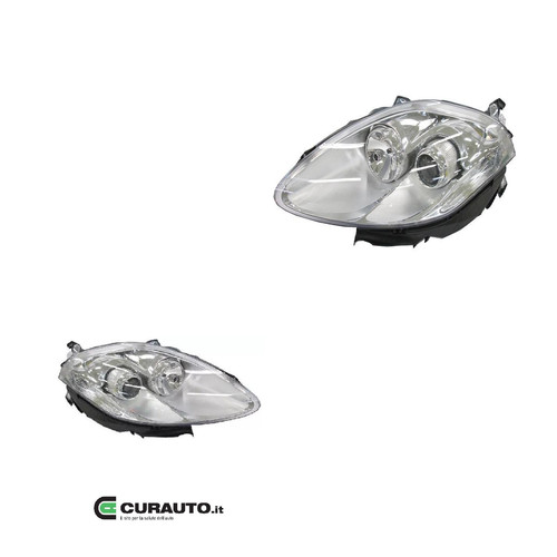Coppia fanale proiettore crom - coppia,