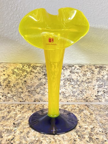 Carlo moretti vaso fiori vetro - moretti,