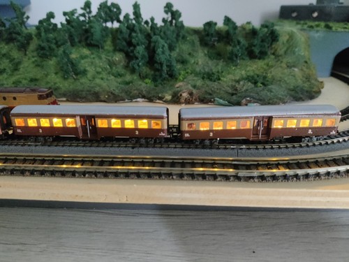 Treno con luci e424 - treno,