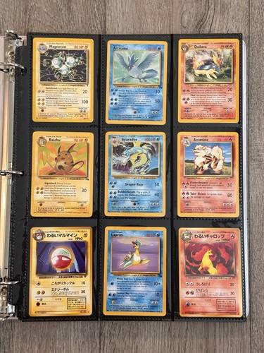 Lotto vecchie carte pokemon