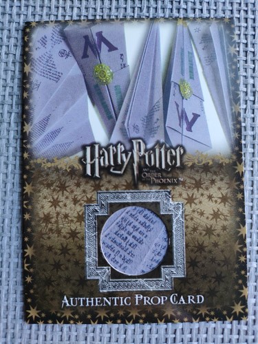 Harry potter artbox prop card - harry,