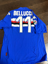 Maglia Sampdoria Bellucci match worn issued indossata preparata serie a jersey