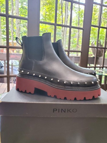 Stivali chelsea pinko pelle - pinko,